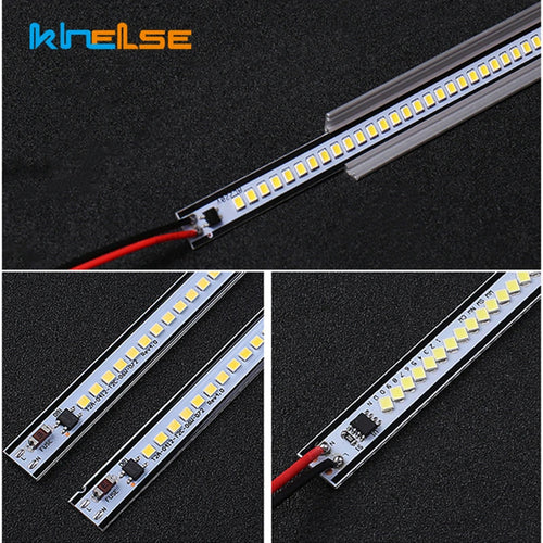 barre lumineuse led aluminium blanc noir armoire cuisine éclairage intérieur moderne tube profilé