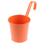 Pots fleurs fer rouge vert rose orange classiques anneau suspension mur balcon jardin moderne