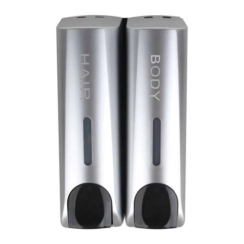 distributeur savon liquide blanc noir moderne minimaliste rétro simple 350ml ABS adhésif salle bains
