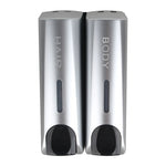 distributeur savon liquide blanc noir moderne minimaliste rétro simple 350ml ABS adhésif salle bains
