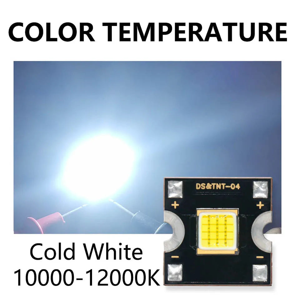 projecteur led cold white 60w 24v 19x19mm carré grille technique đèn trang trí