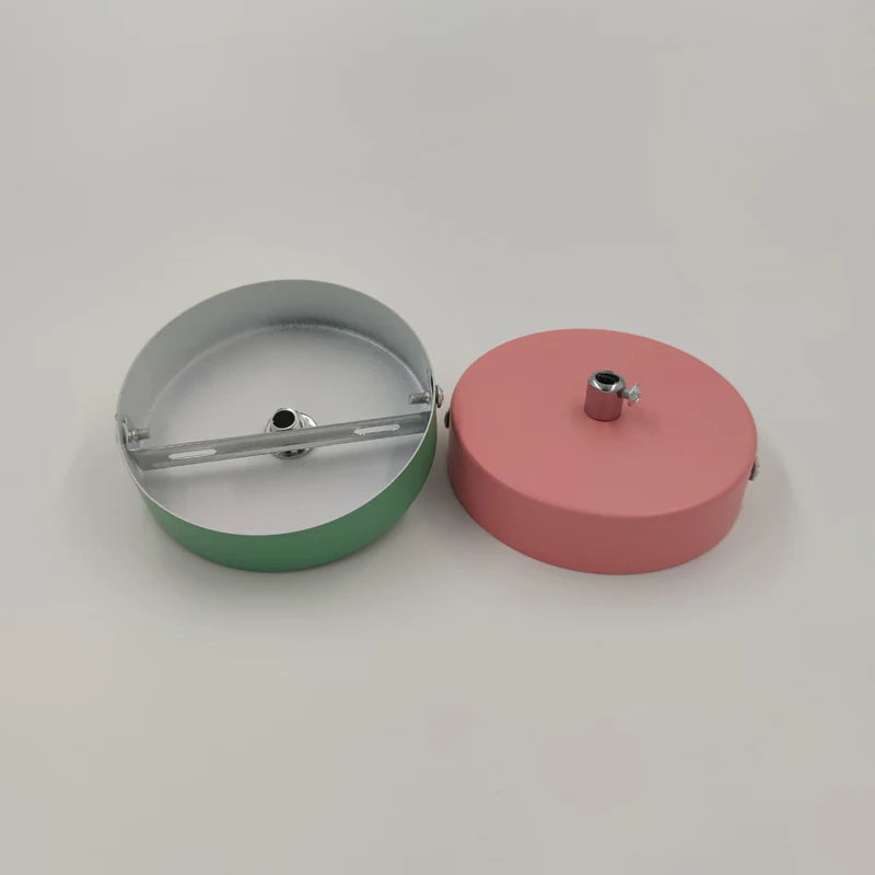 disques suspension or noir argent rose modernes vis tige fixation plaque fixation
