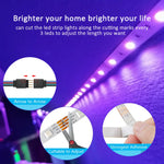 ruban led multicolore synchronisation musique télécommande câble usb adhésif moderne chambre fêtesRGBOptique