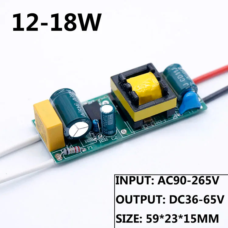 transformateur alimentation led secteur dc basse tension adaptateur éclairage électronique circuit imprimé robuste