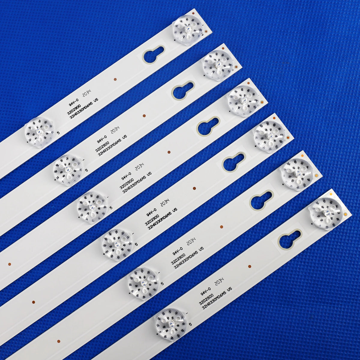 bande lumineuse led blanc 560mm connecteurs modernes transparents 6v 100000h