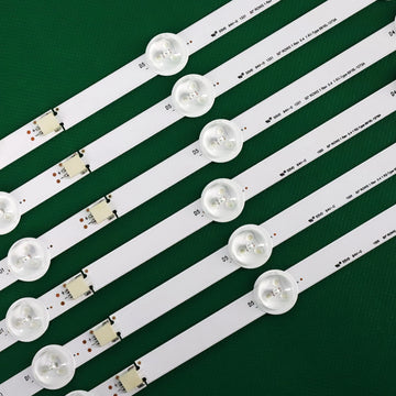 barres lumineuses led blanc texturées industrielles compatibles téléviseurs blancs translucides