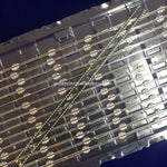 ruban led noir jaune décoration professionnelle ligne leds modernes connecteurs dorés flux lumineux élevé