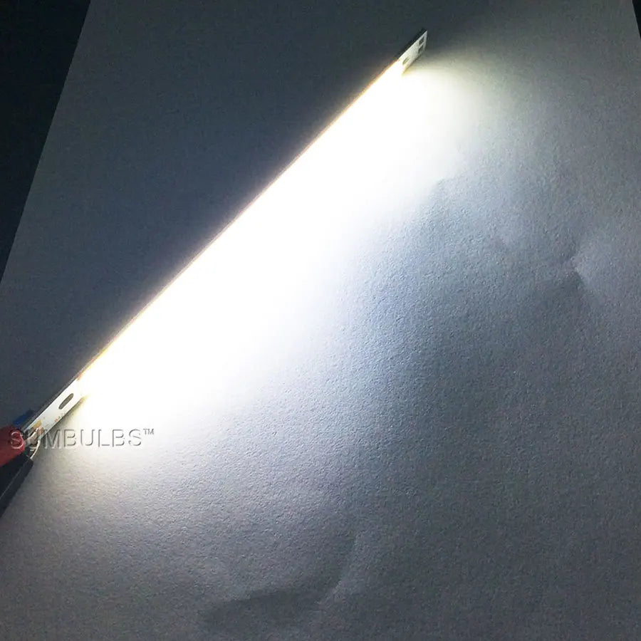 ruban led jaune rouge blanc 200mm lisse moderne 1000lm 12v 50v