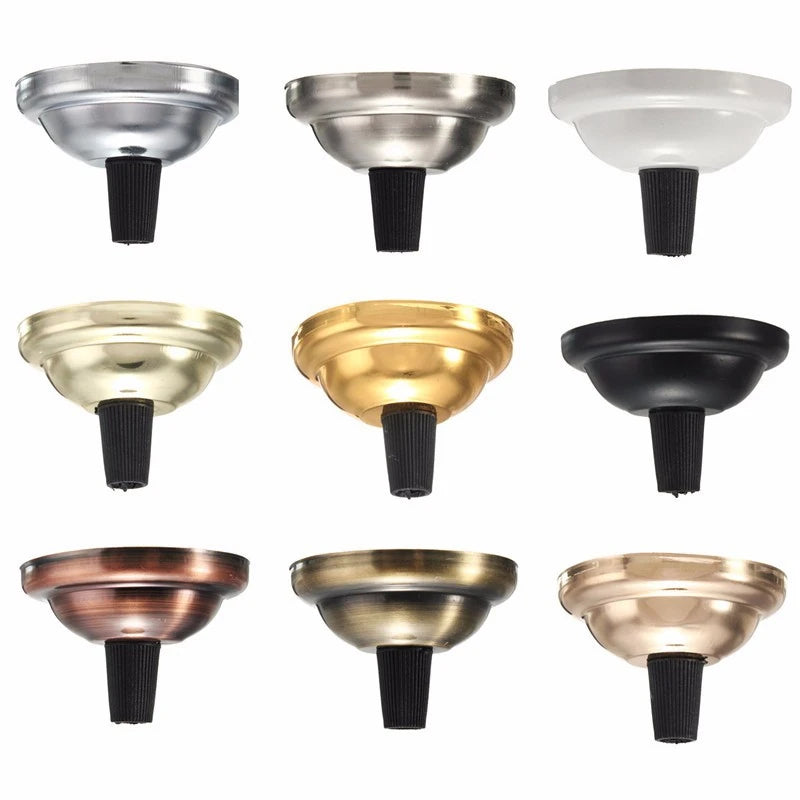 support lampe or argent moderne vis fixation inclusion plaque minimaliste
