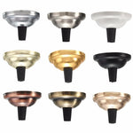 support lampe or argent moderne vis fixation inclusion plaque minimaliste