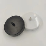disque suspension moderne blanc noir pendaison lampe mur chinois porte