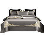 Taie d'oreiller broderie chic coton egyptien