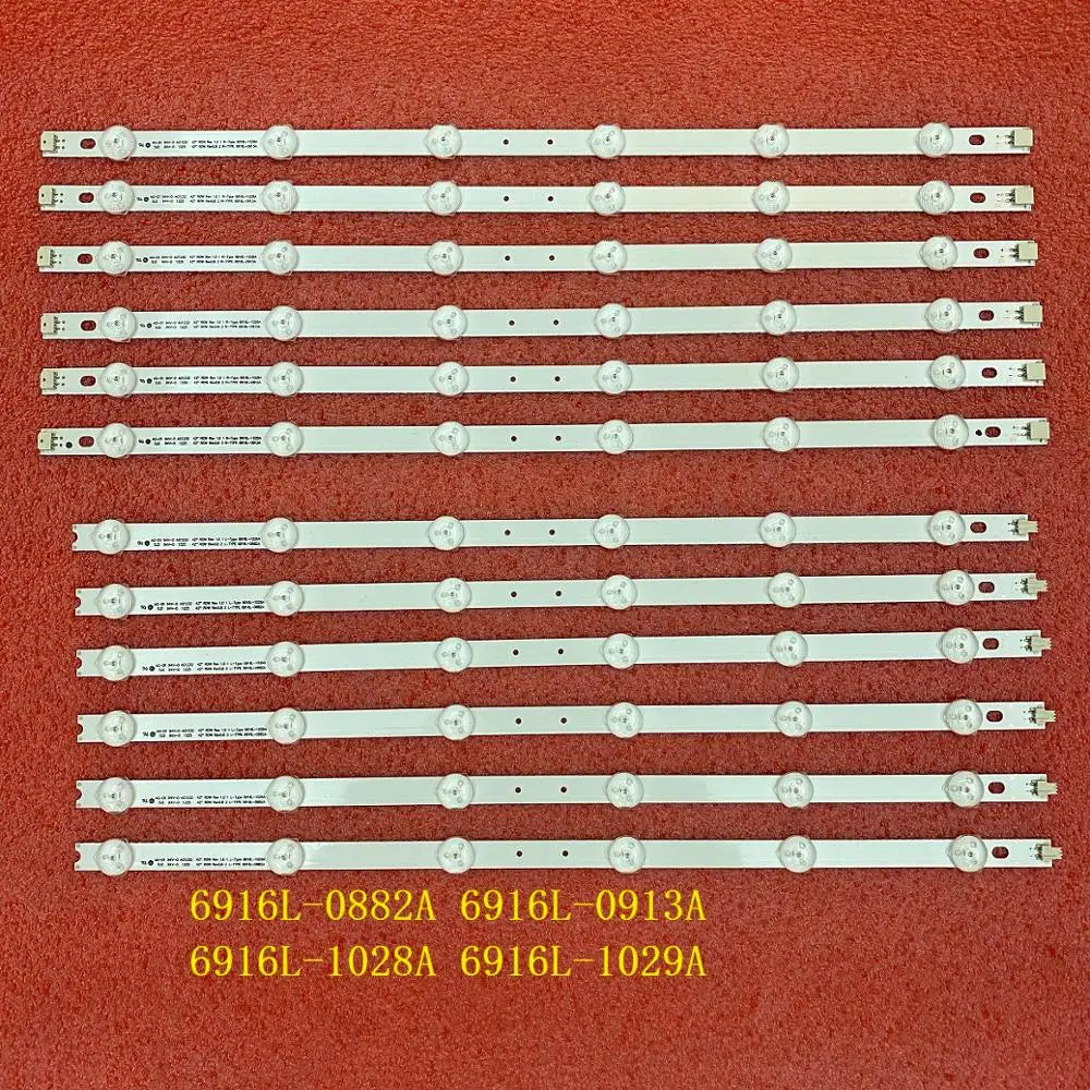 Bande LED rétro-éclairage TV 42 pouces lot de 12