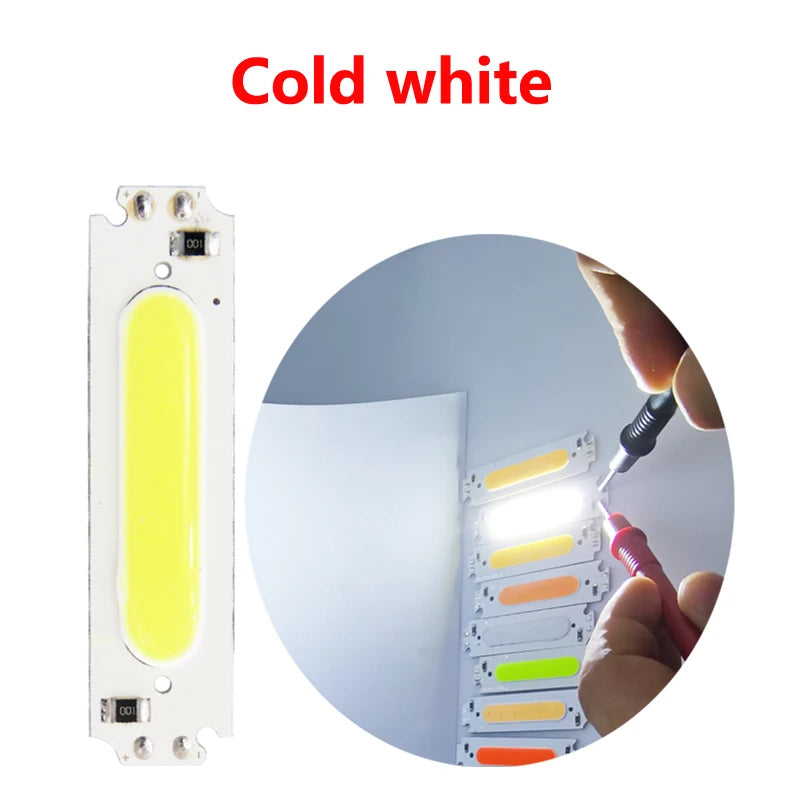 lampe led moderne 60x37mm orange bleu vert blanc connecteurs électriques 2000 lumens 20000h
