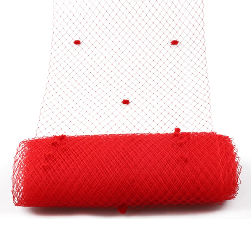 filet pêche accessoires cheveux mariage robe décoration DIY bleu rouge