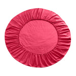 draps lit ronds coton extra doux couverture respirante diamètre large couleur