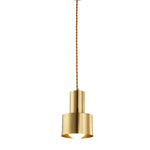 lampe suspendue dorée moderne minimaliste chaîne fil électrique interrupteur salon chambre