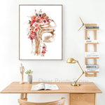 Impression abstraite sur toile mate pour décoration intérieure