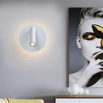 Lampes murales modernes LED blanc noir réglables 220V 110V chambre coucher entrée salle manger