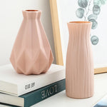 vase moderne plissé opaques couleurs pastel décoration intérieure table chambre coucher