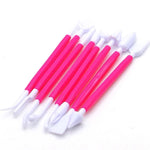 pinceaux outils modelage pâte modeler pâtisserie décoration gâteau plastique couleur assortie