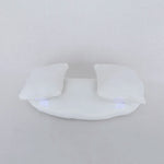 coussins doux velours bébé oreiller photo accessoire pose classique blanc rose beige violet