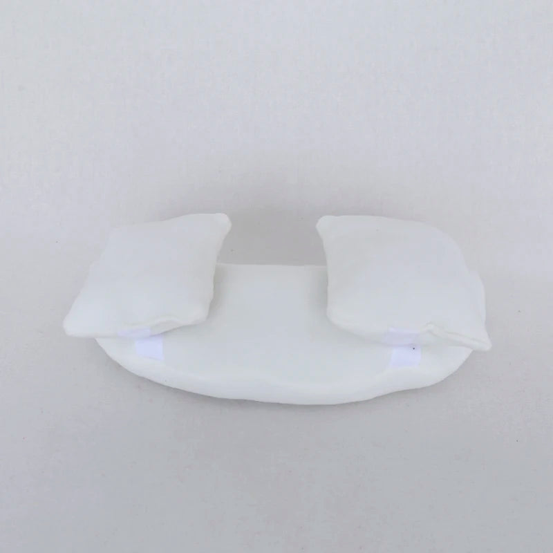 coussins doux velours bébé oreiller photo accessoire pose classique blanc rose beige violet
