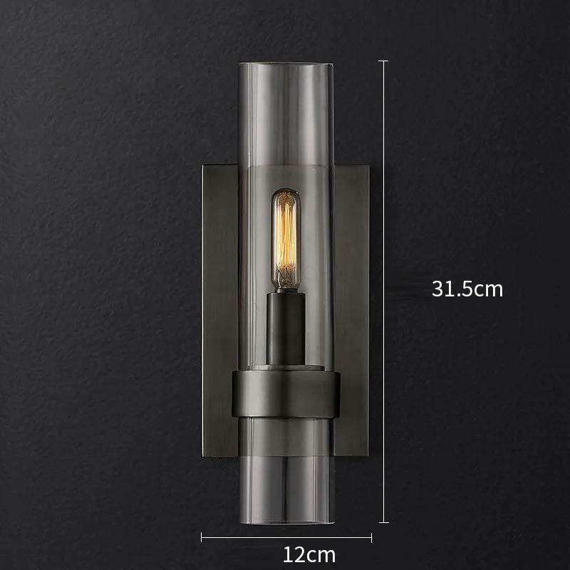 applique murale moderne transparente or noir éclairage quotidien contemporain fixée mur inclusion ampoule led