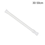 tige télescopique réglable blanc moderne adhésif 18 27cm 25 40cm 30 50cm 40 70cm