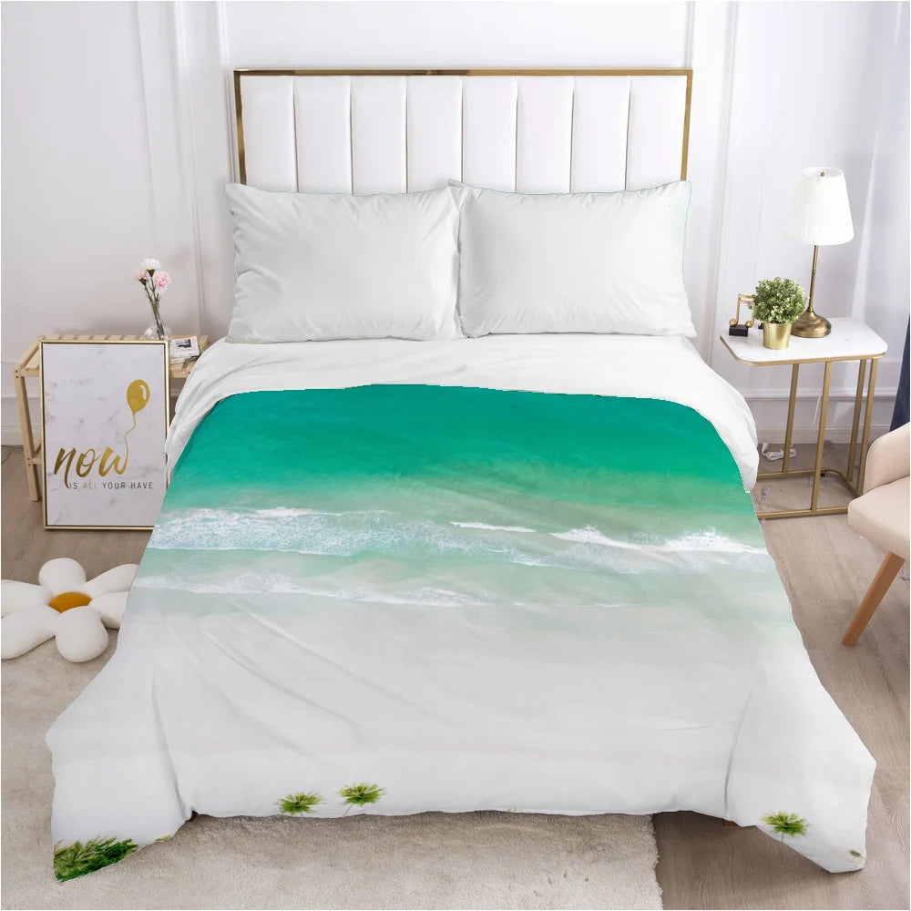 Housse de couette pliée montrant sa taille 140x200