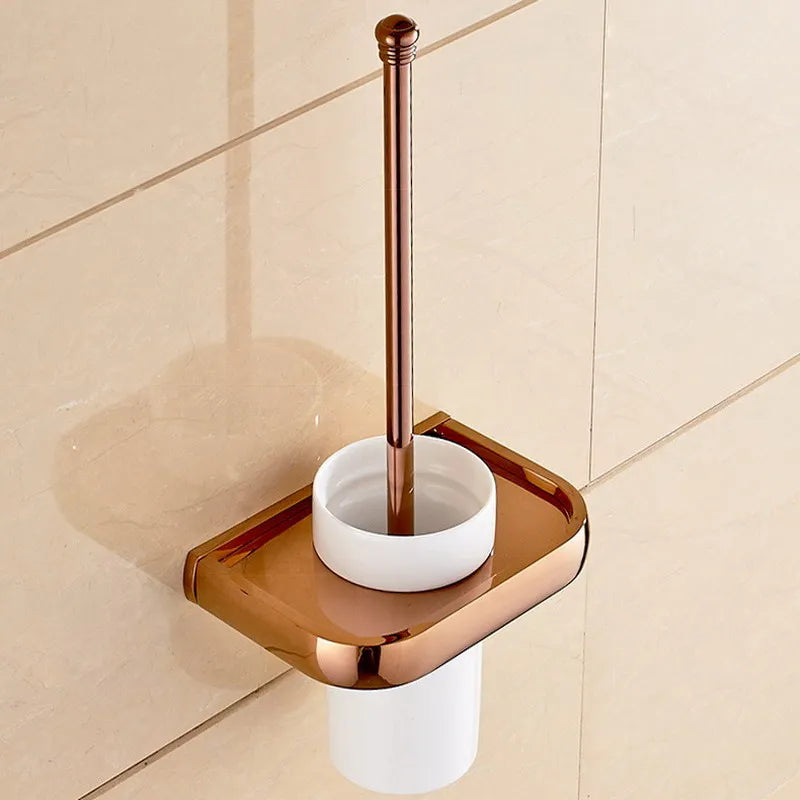 porte serviettes or rose moderne porte savon porte rouleau papier toilette porte gobelet brillant