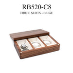boîte bijoux bois compartiment verre bague collier boucle d'oreille cadeau