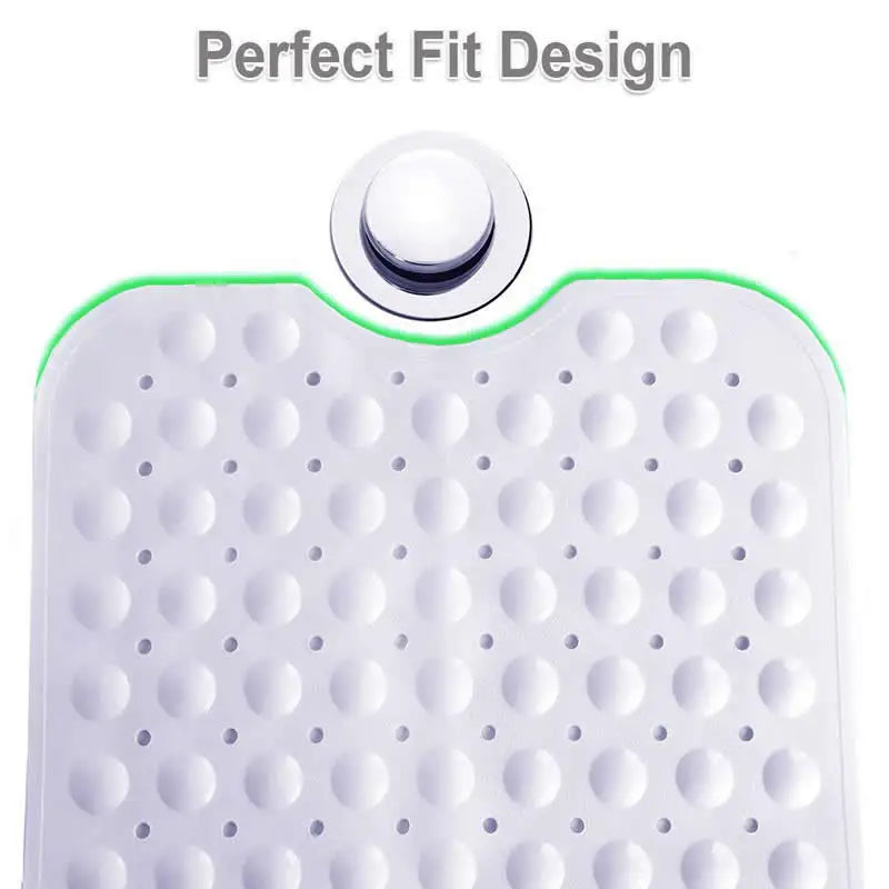 tapis bain pvc thème marin poissons coraux géométrique antidérapant moderne enfantin suction salle bain