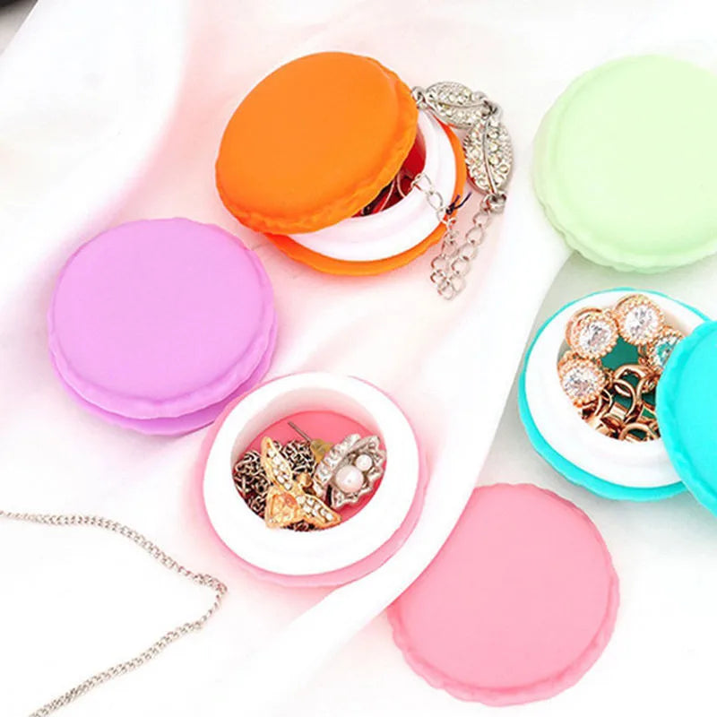boîtes rangement bijoux transparentes modernes couleurs variées douces brillantes 4cm