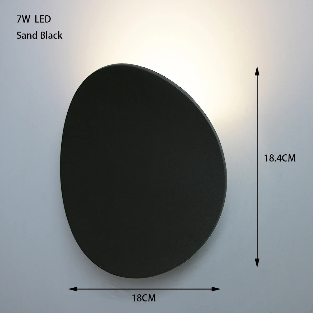applique murale moderne aluminium noir blanc doré fixée mur éclairage quotidien led chambre salon
