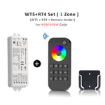 contrôleur led intelligent wifi rf 24g rh blanc noir cct rgb cct rgbw led