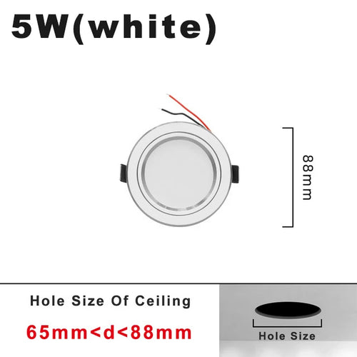 ampoule led spot blanc moderne clips encastrable 12w 15w 18w chambre cuisine salon