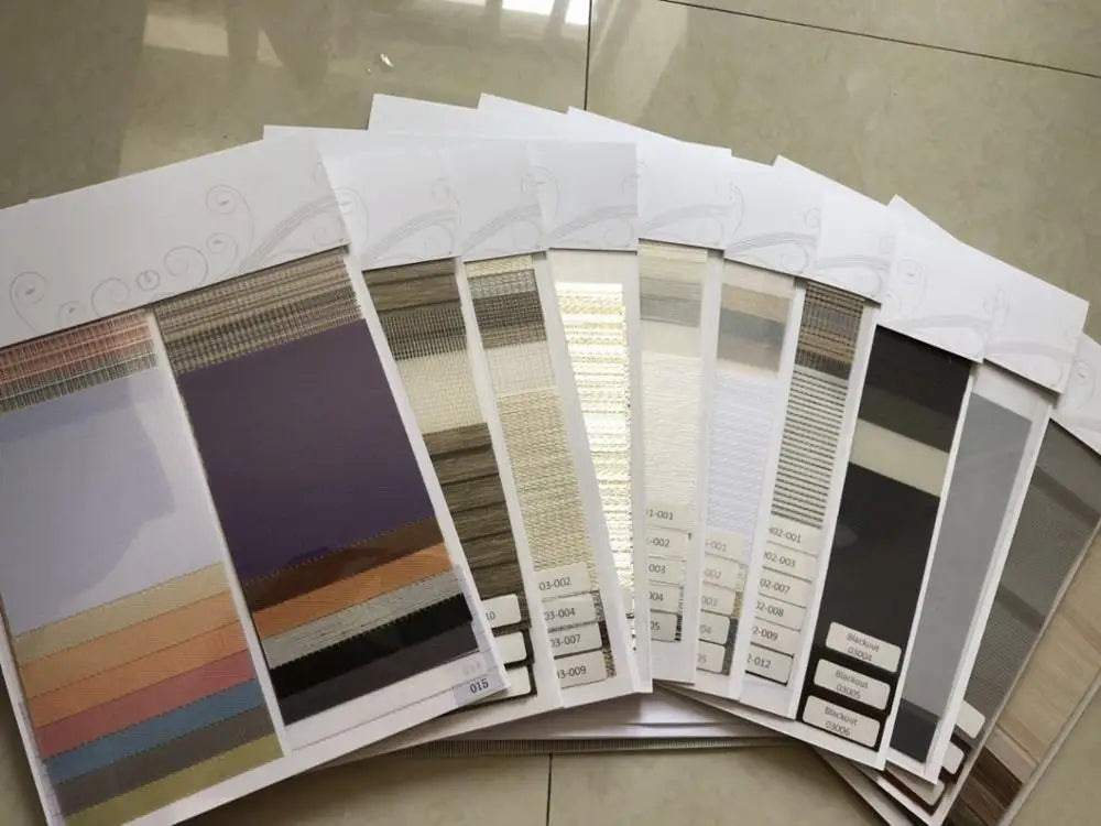 rideau zèbre polyester moderne variété couleurs européen américain