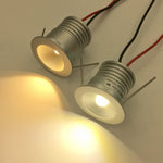 Spot LED argenté moderne 12V 30x25x23mm IP65 6000k 3000k 47cm câble