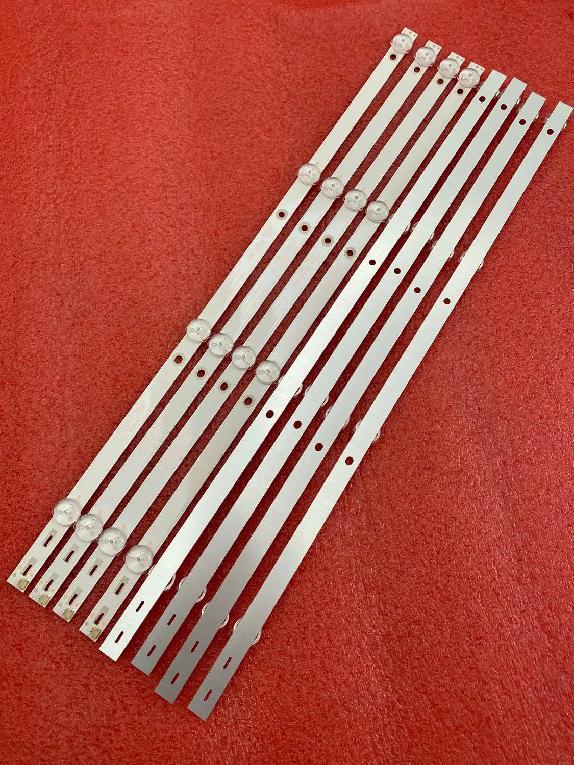 Effet lumineux de la bande LED en bleu clair