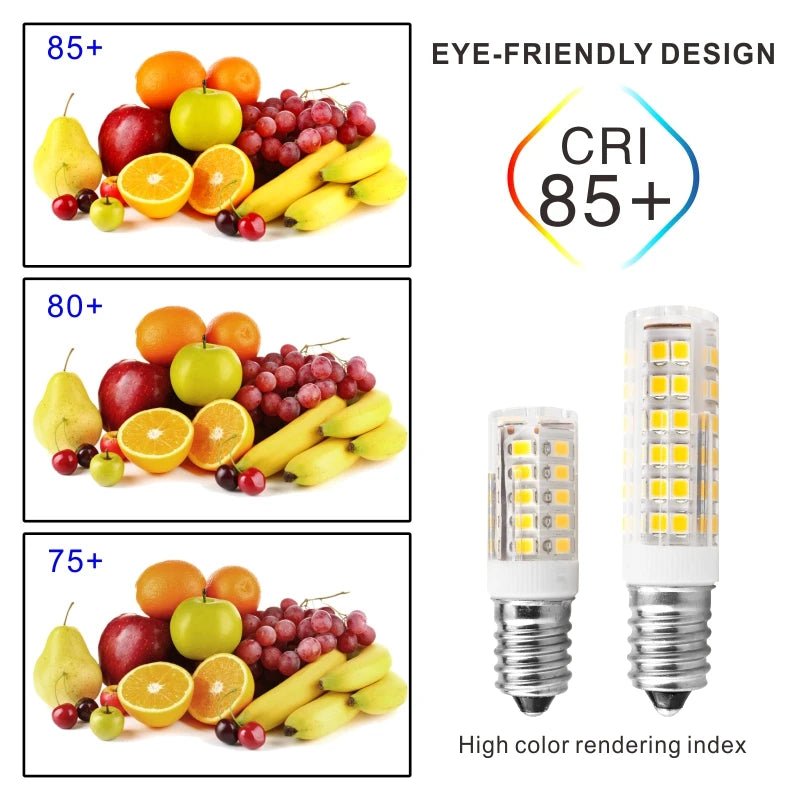 ampoule led e14 blanc froid 3w 4w 5w 7w 360 angle faisceau modernes diodes