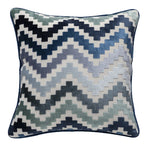 housse coussin polyester zigzag gris moderne décoration maison lit voiture 45x45cm 30x50cm 50x50cm
