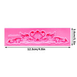 moules silicone gâteau fondant dentelle baroque ornements floraux vintage decoration cupcake roseclair