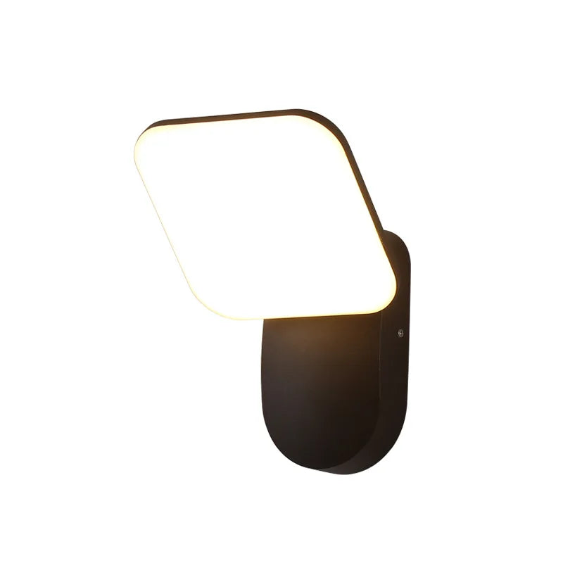 applique murale moderne détecteur mouvement induction lumiere led blanc noir chambre entrée étude salle