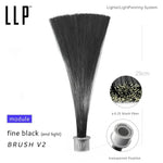 brosse lumineuse fibres optiques blanche moderne adhésif connecteur 29cm photographie portrait tiktok graffiti