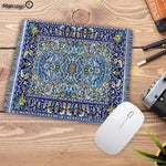 tapis souris persan impermeable 22x18cm rouge noir bleu beige non glissant adapté jeux personnalisable