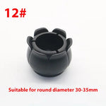 pieds chaise silicone antidérapants protection sol moderne noirs rond carré