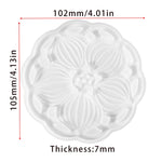 moulages silicones transparents coques fleurs motifs decoratifs table maison epoxy