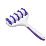 brosse peau violet moderne rayures horizontales poignée plastique respectueux environnement