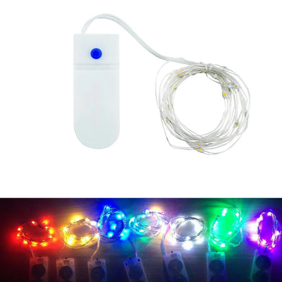 Guirlande lumineuse LED blanche chaude 3 modes sur un sapin de Noël